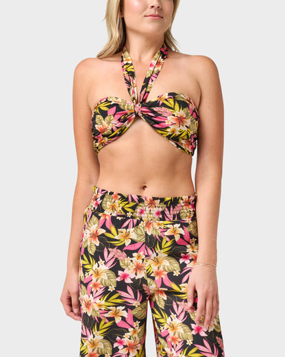 Sunkissed Maui Vacation Print Bandeau Top