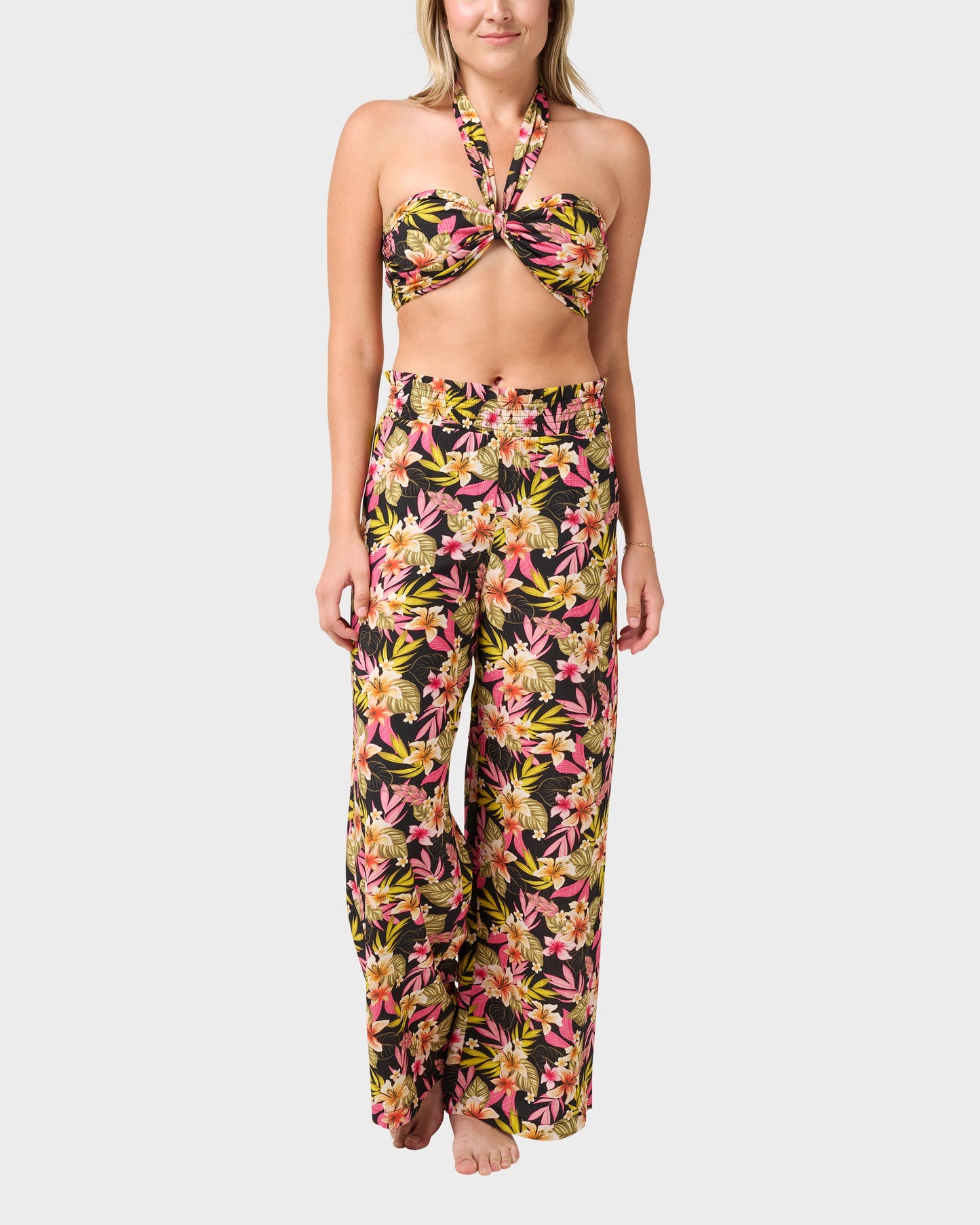 Sunkissed Maui Vacation Print Bandeau Top