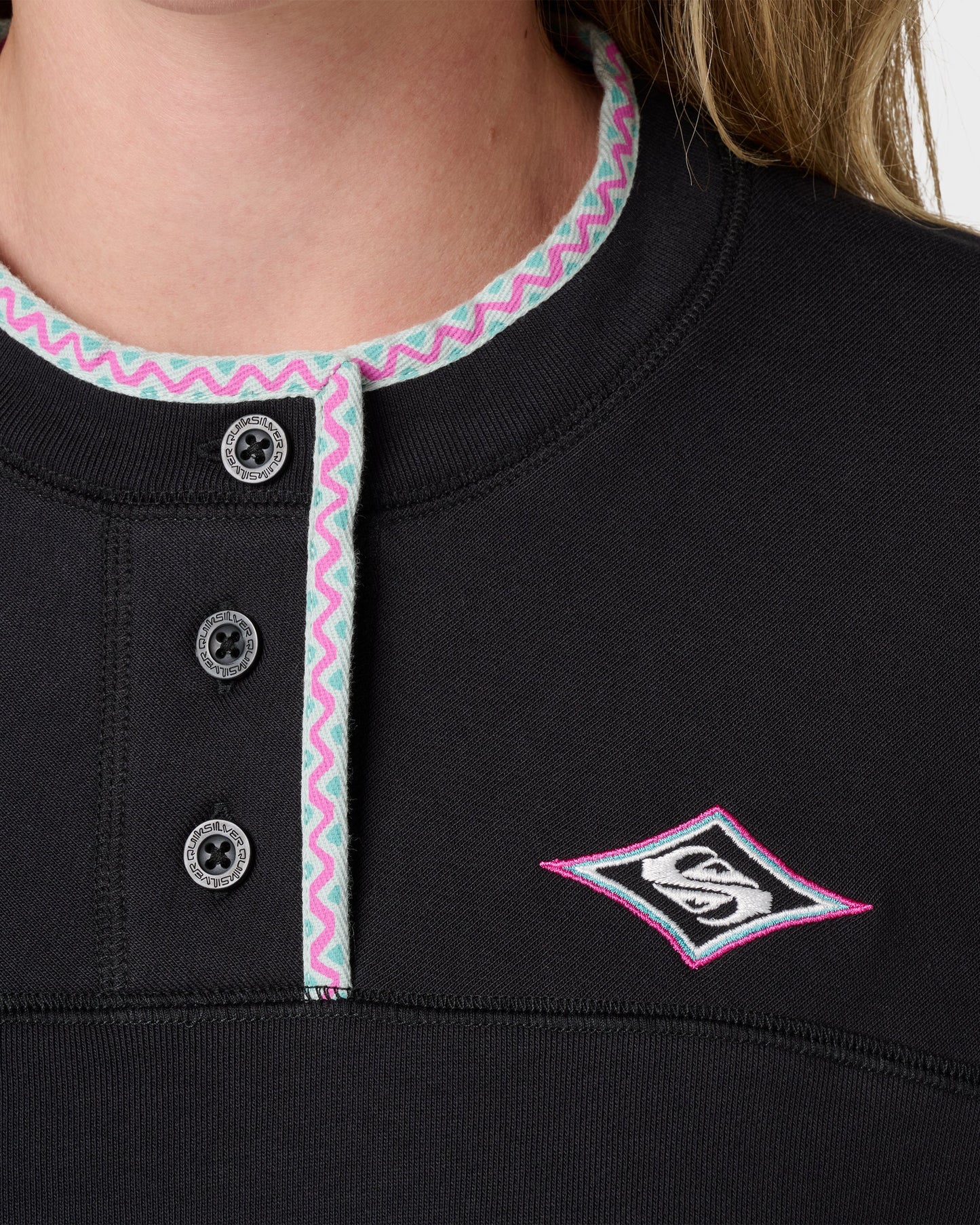 Shallow Waters Henley Sweatshirt