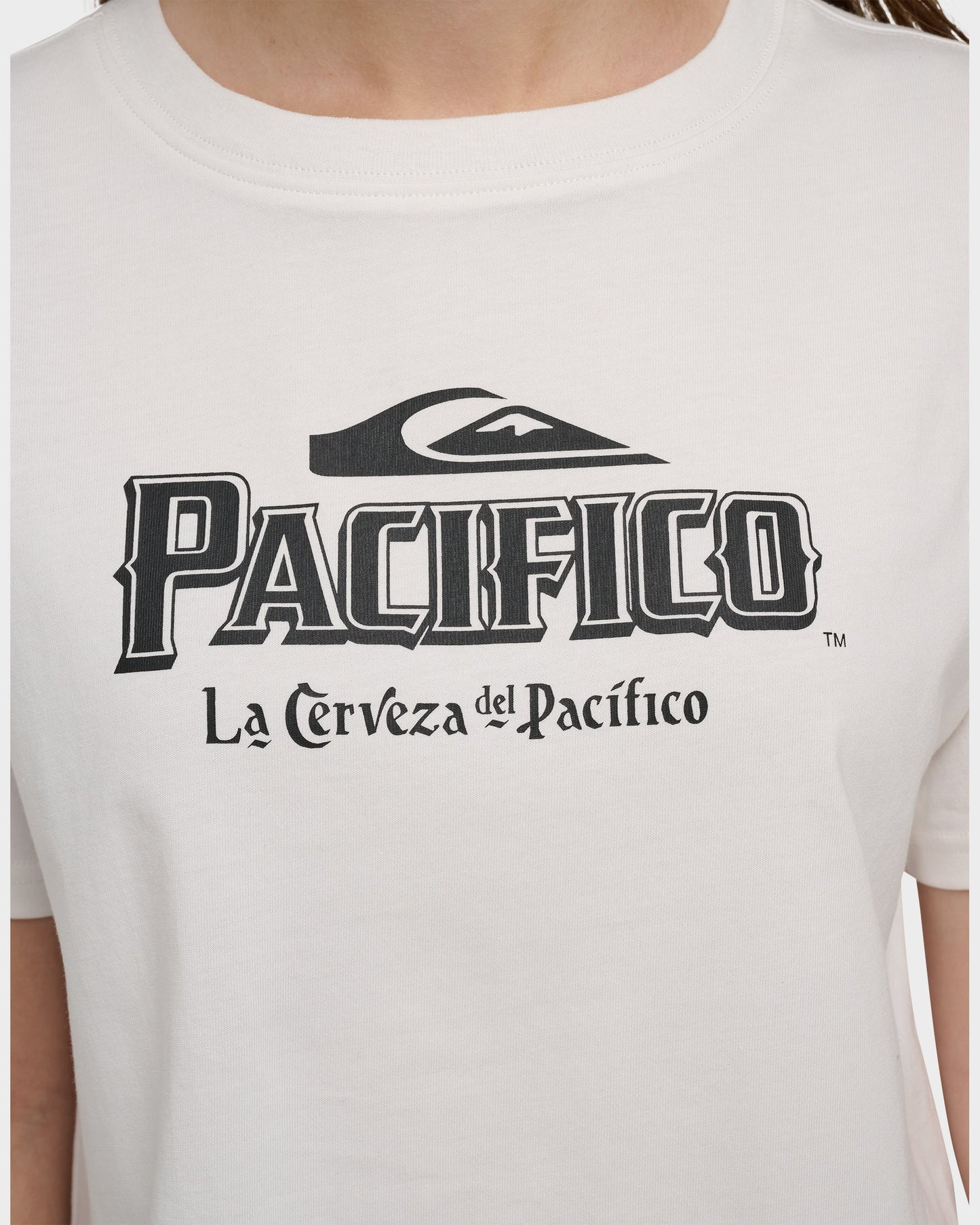 Quiksilver X Pacifico Cropped Boyfriend T-Shirt