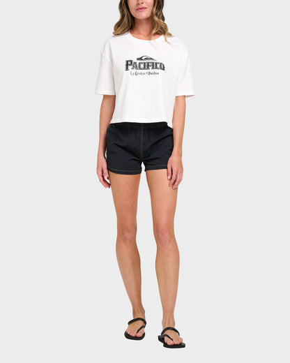 Quiksilver X Pacifico Cropped Boyfriend T-Shirt