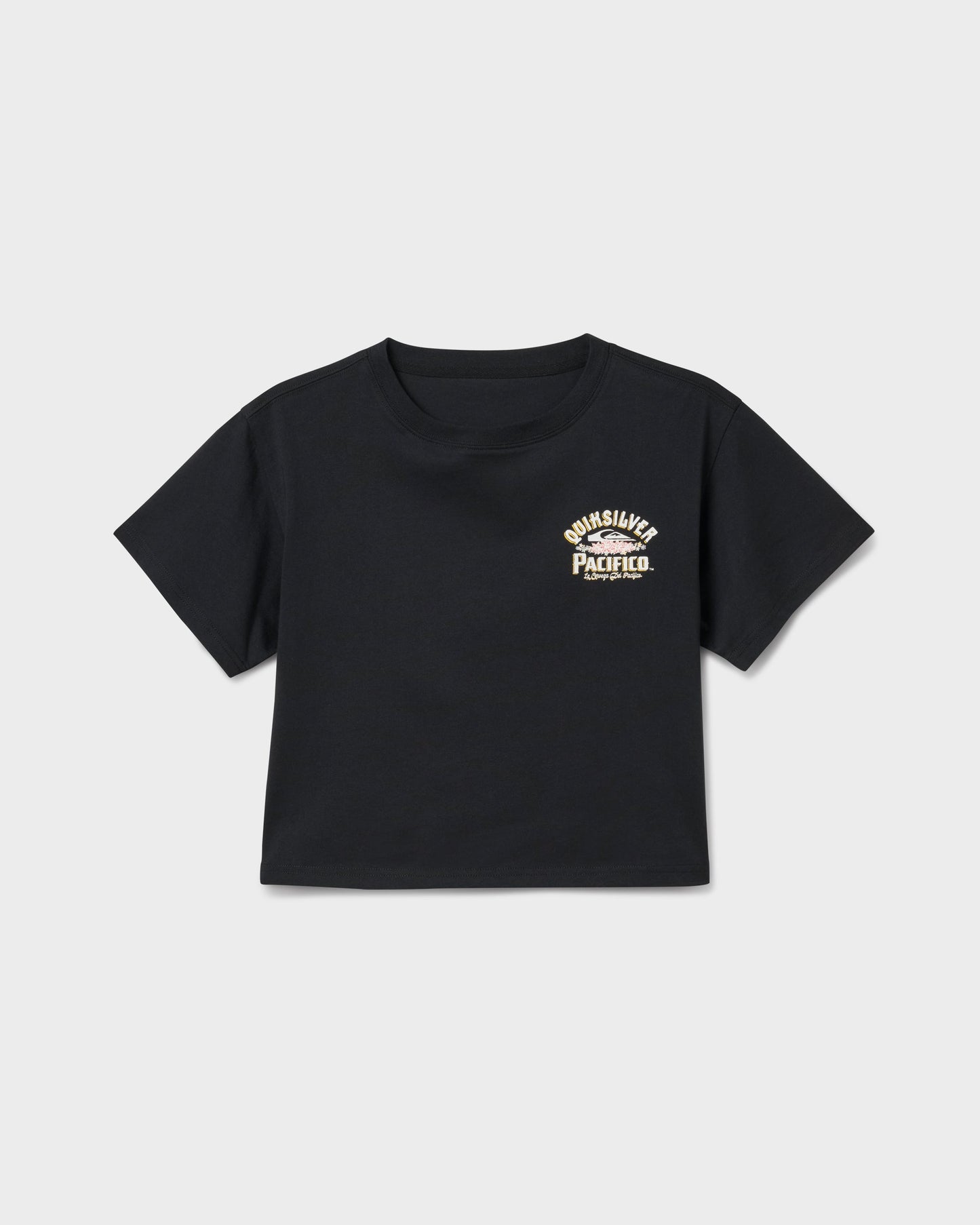 Quiksilver X Pacifico Sign Lock Cropped Boyfriend T-Shirt