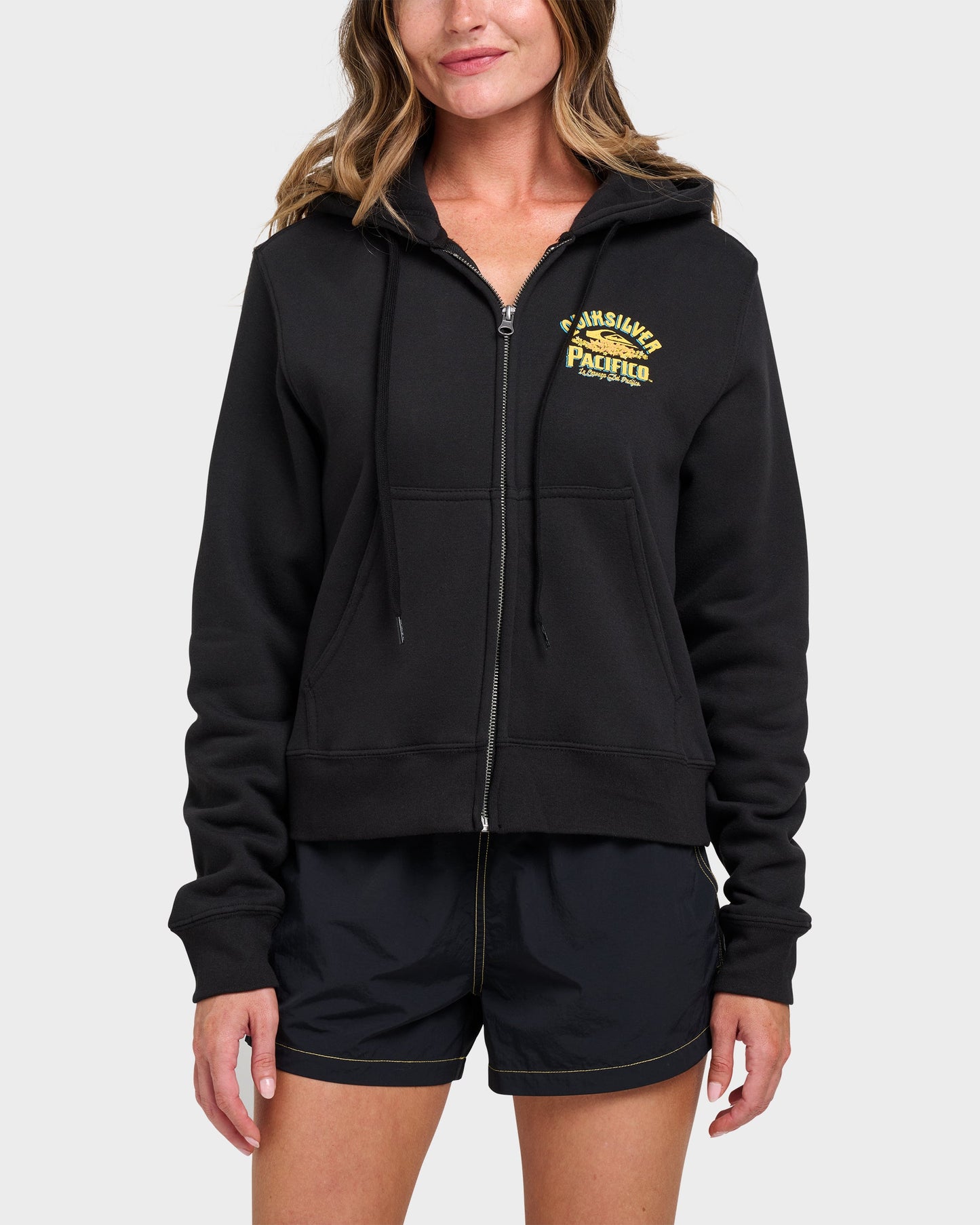 Quiksilver X Pacifico Signage Lockup Runaway Zip Hoodie