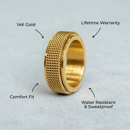Mens Jewelry - Gold Wedding Band | 8.2 Grams