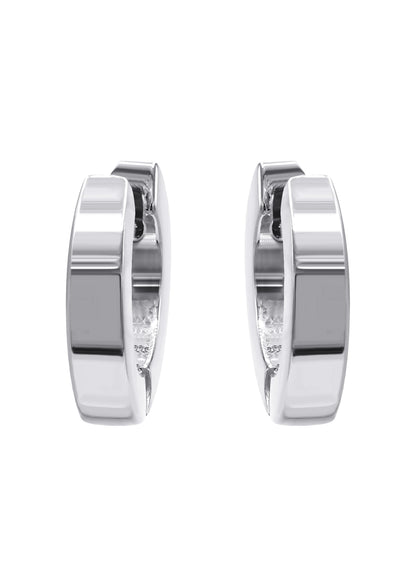 Mens Jewelry - Silver Hoop Earrings for Men | Appx. 3.3 Grams