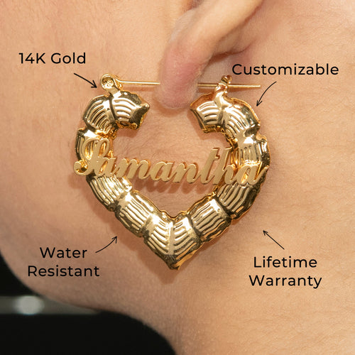 Women Jewelry - 14K Gold Hoop Earrings | Style # E11
