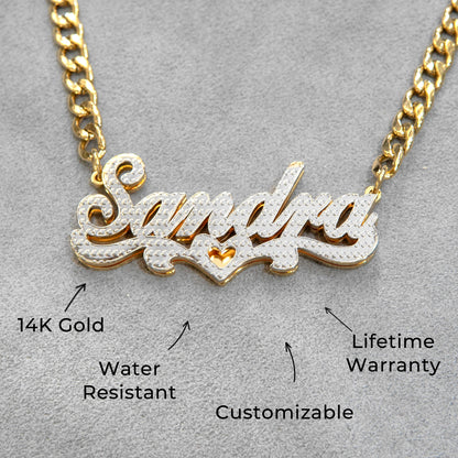 Women Jewelry - Gold Name Necklace | Style # N20