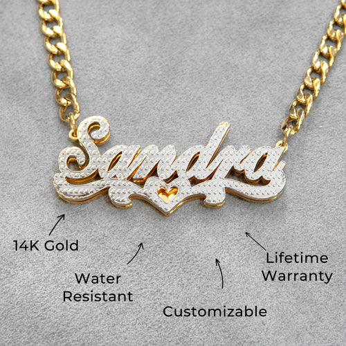Women Jewelry - Gold Name Necklace | Style # N20