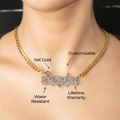 Women Jewelry - Gold Name Necklace | Style # N20