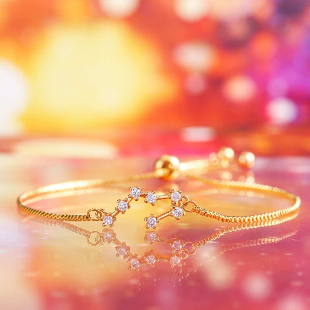 18K Gold Plated Zodiac Constellation Bracelets
