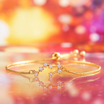 18K Gold Plated Zodiac Constellation Bracelets
