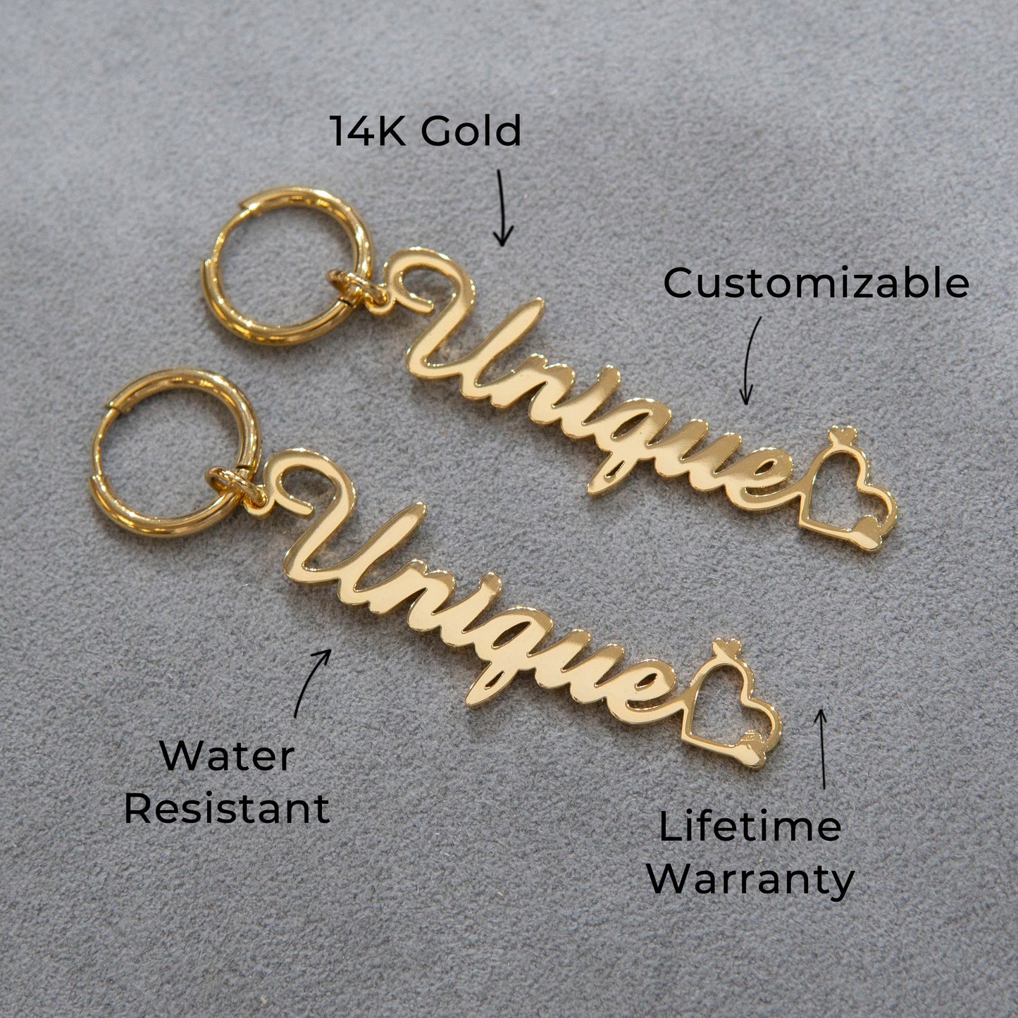 Women Jewelry - 14K Gold Drop Earrings | Style # E16