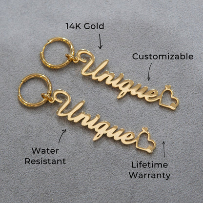 Women Jewelry - 14K Gold Drop Earrings | Style # E16
