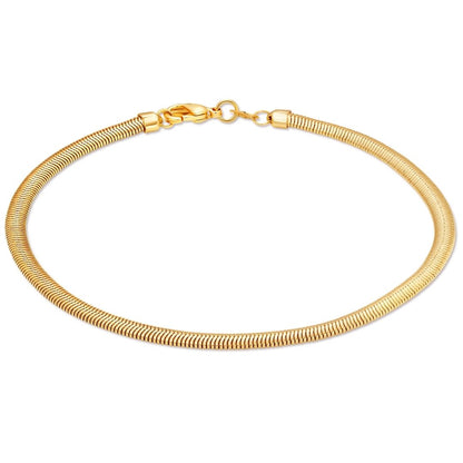 18K Gold Plated Snake Anklet