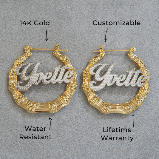 Women Jewelry - 14K Gold Hoop Earrings | Style # E02
