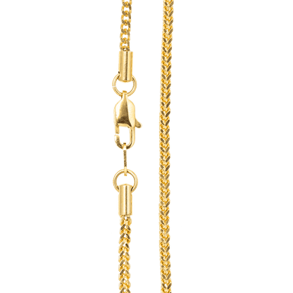 Custom Bubble Necklace Chain (18k Vermeil)