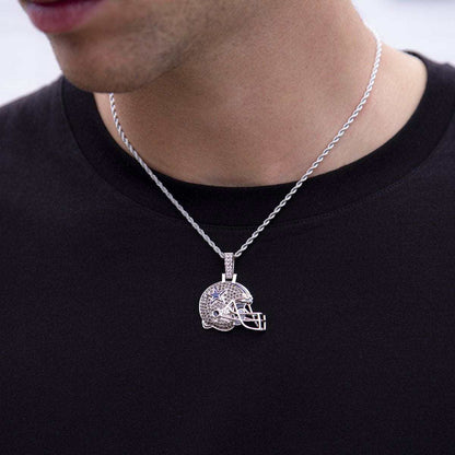 Dallas Cowboys Official NFL Helmet Pendant
