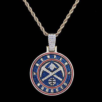 Denver Nuggets Official NBA Logo Pendant