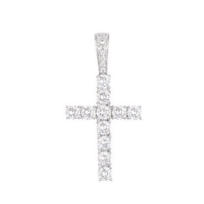 Cross Set in White Gold