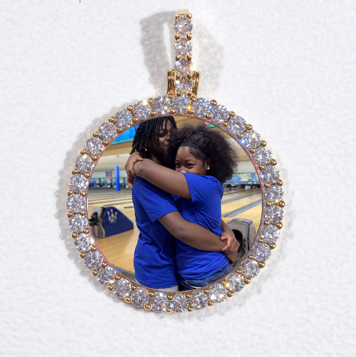 3D CIRCLE CUSTOM PICTURE PENDANT SMALL SIZE