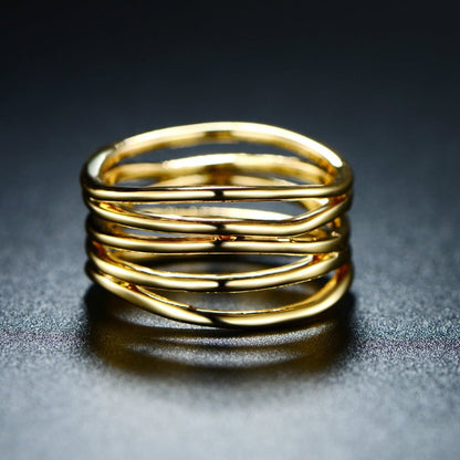 18K Gold Plated Statement Ring