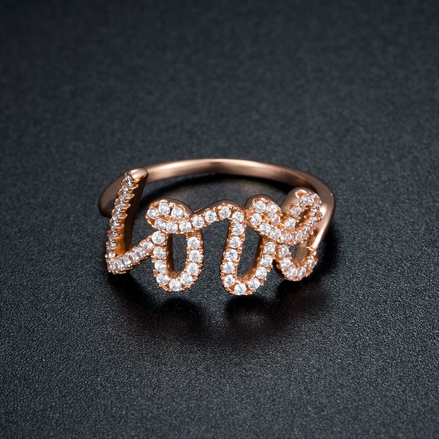 18K Gold Plated "LOVE" Ring