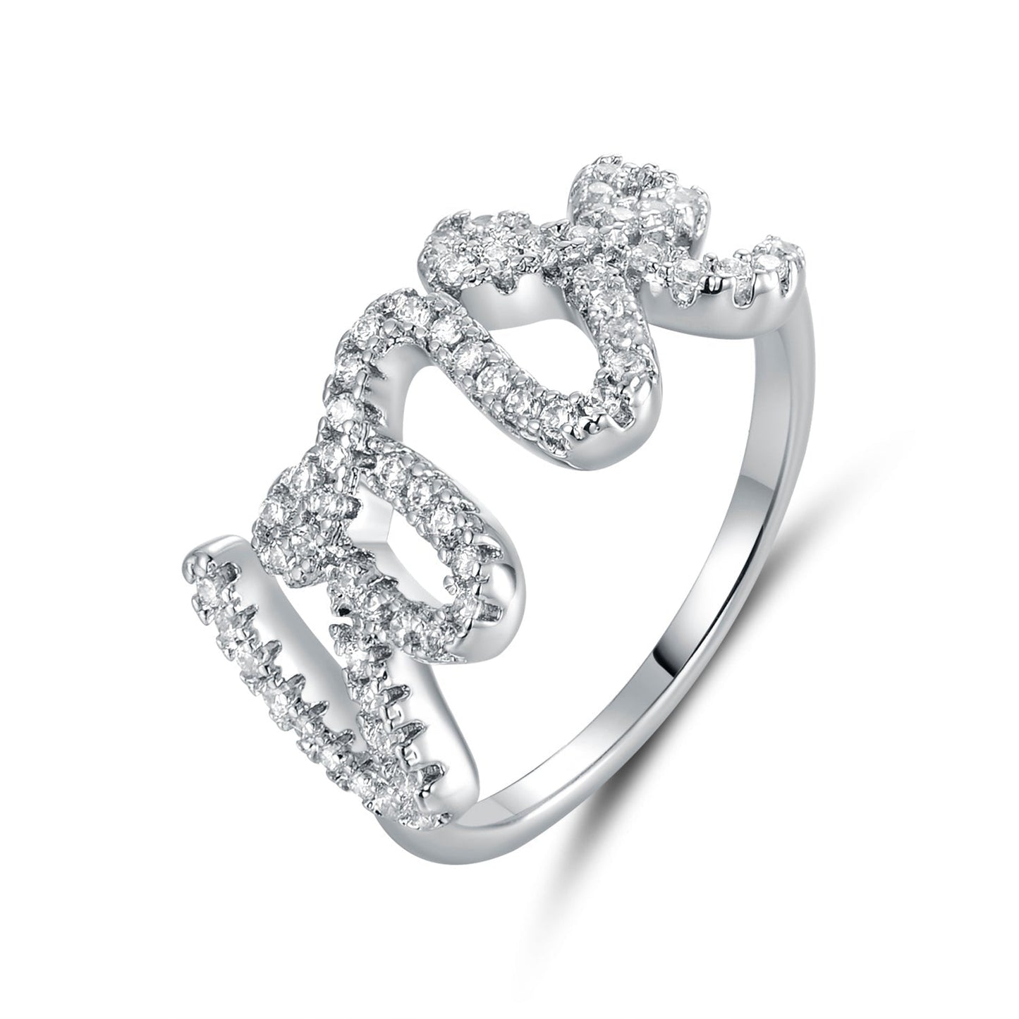 18K Gold Plated "LOVE" Ring