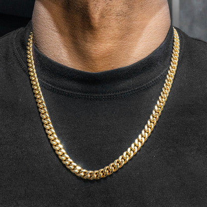 Solid Miami Cuban Link Chain