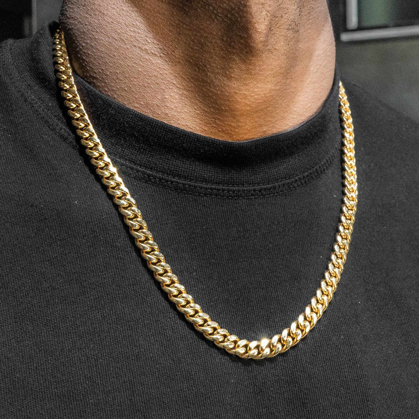 Solid Miami Cuban Link Chain