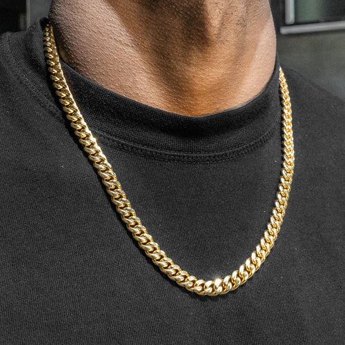 Solid Miami Cuban Link Chain