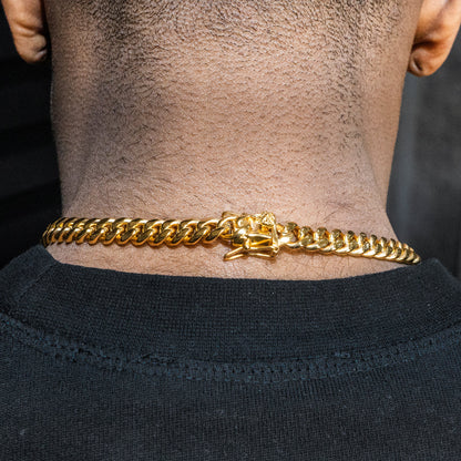 Solid Miami Cuban Link Chain